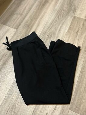 Mandala Black Scrub Pants